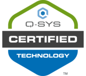 Q-SYS认证技术徽章