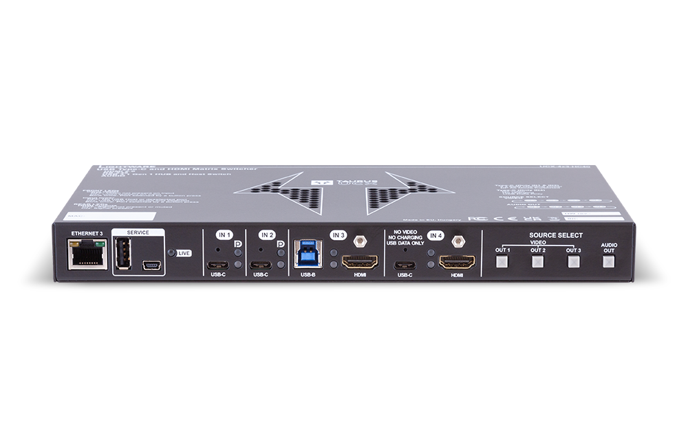 Lightware Matrix Switcher Control的端口视图