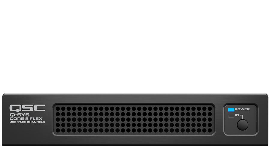 Q-SYS Core 8 Flex正面图