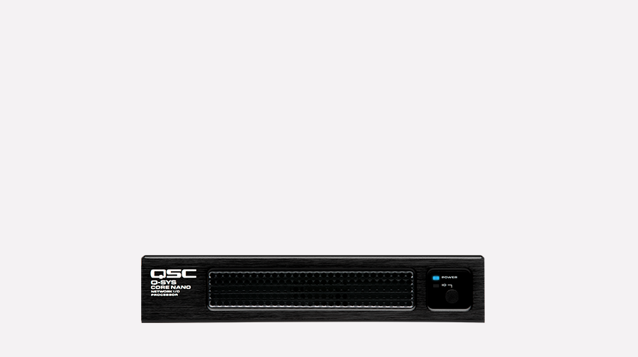 Q-SYS Core Nano正面图