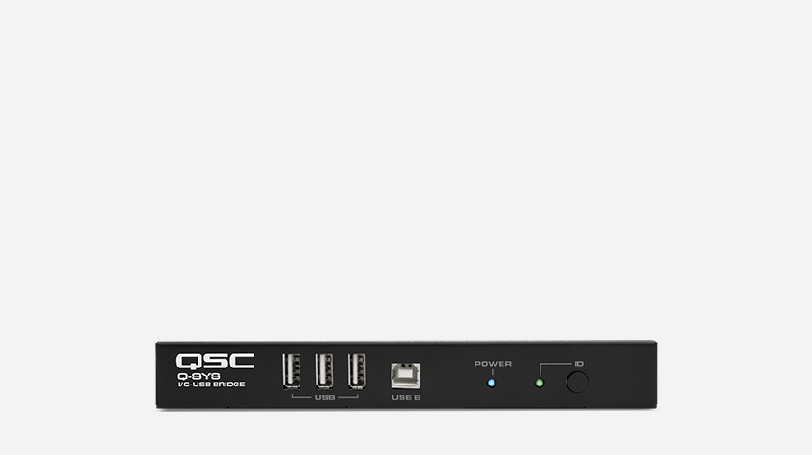 Q-SYS I/O Bridge桥接器正面图
