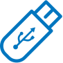 Icon of a usb thumbdrive
