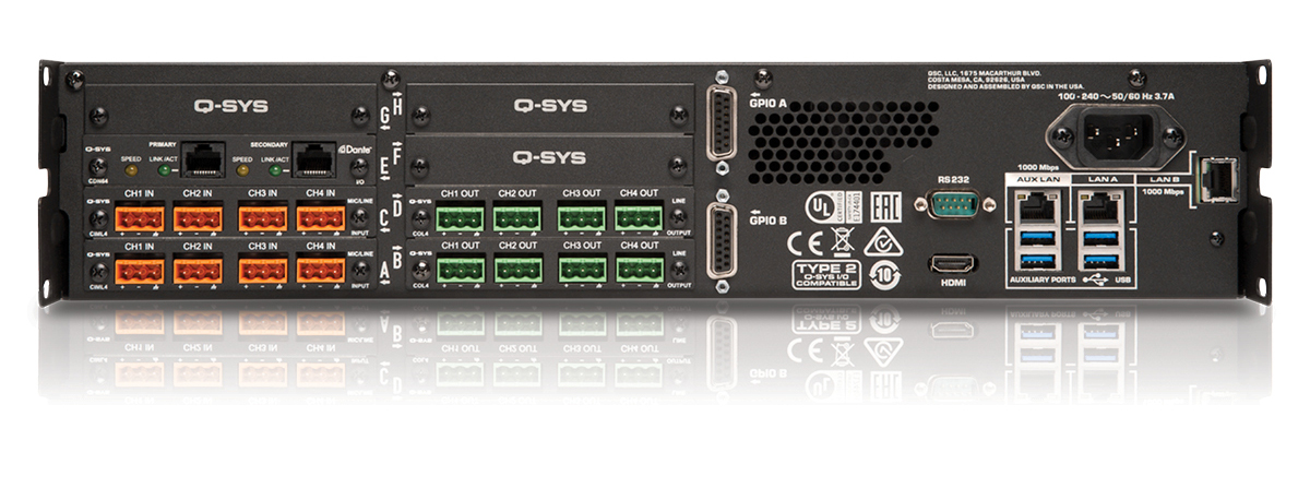Q-SYS Core 510i集成处理器