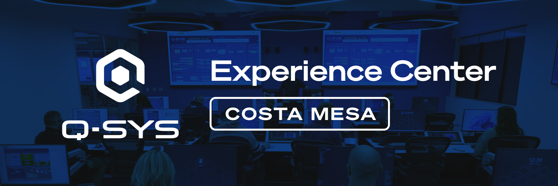Q-SYS和奥斯丁体验中心徽标